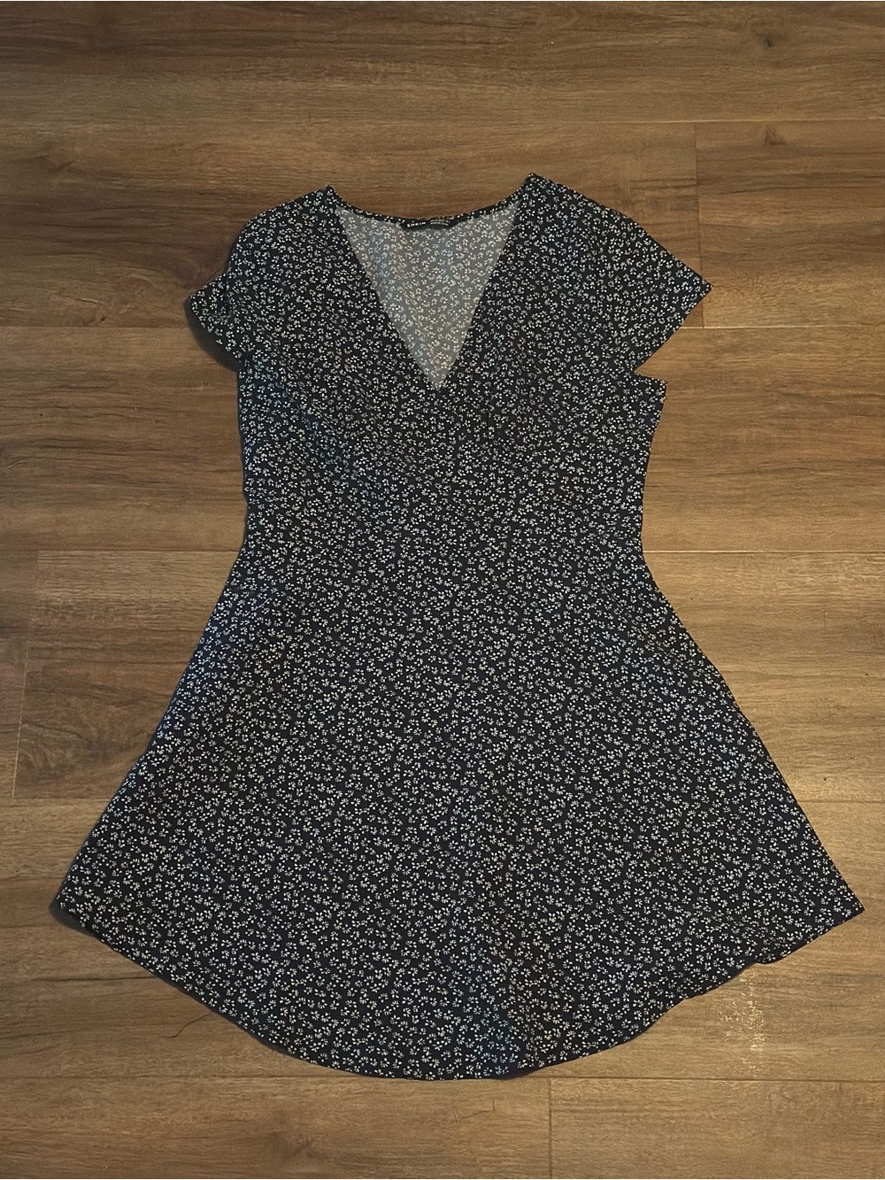Floral V-Neck Mini Dress